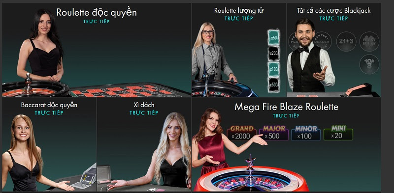 Sòng Casino sở hữu dealer thật, tiền thật đang chờ mọi người tại Bet365